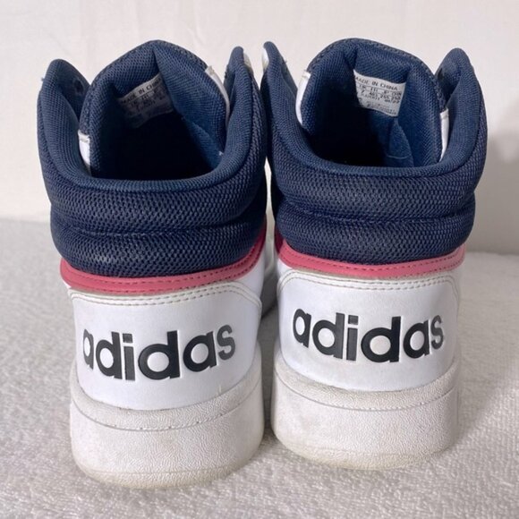 Adidas Hoops 3.0 Mid Classic High Top Lace Up Sneakers Athletic Shoes 8.5 - Picture 5 of 11